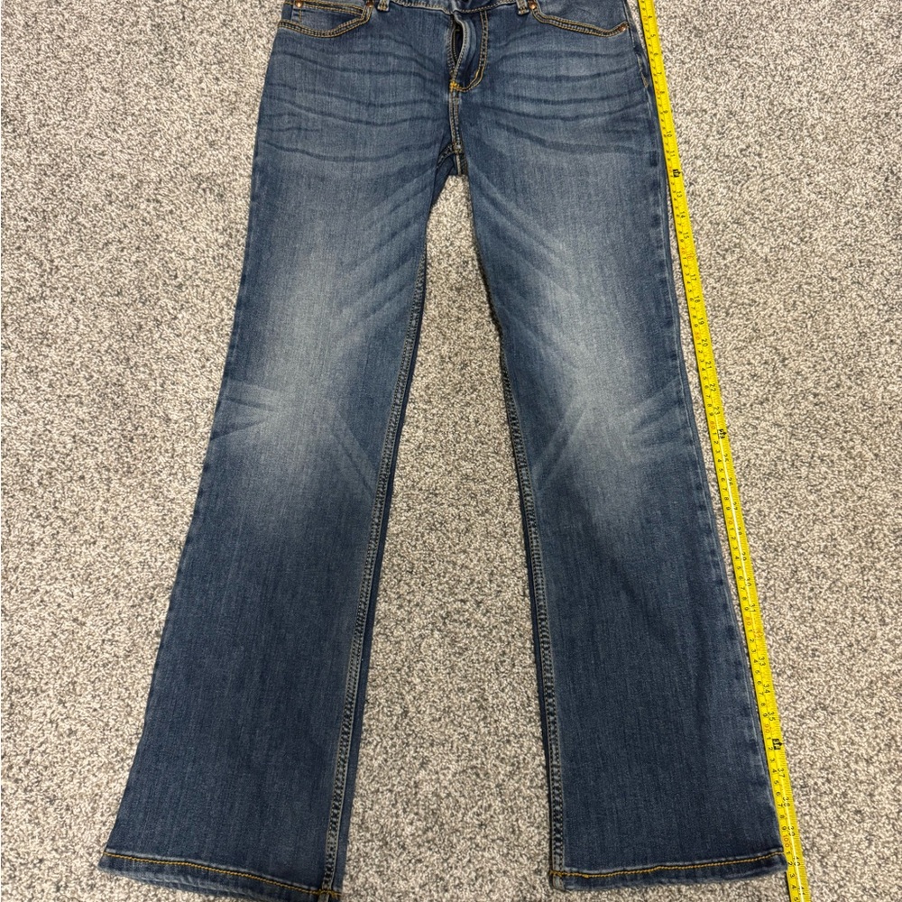 Wrangler Women's Flare Jeans in Classic Blue